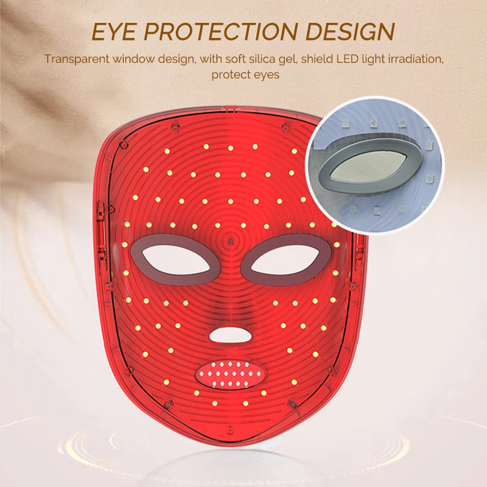 LumaGlow Red Light Therapy Face Mask