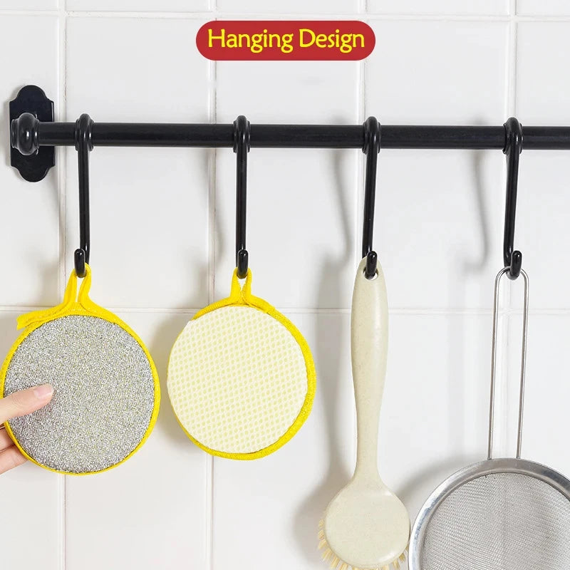 Double-Sided Dishwashing Sponge