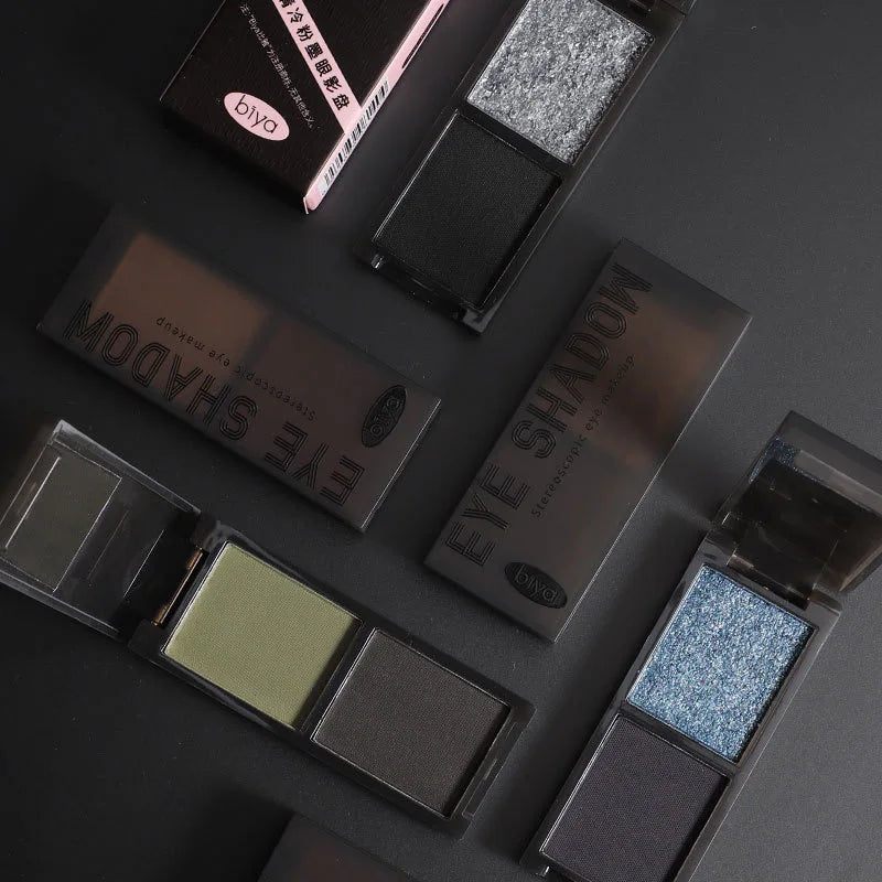 Biya 2-Color Matte Eyeshadow Palette
