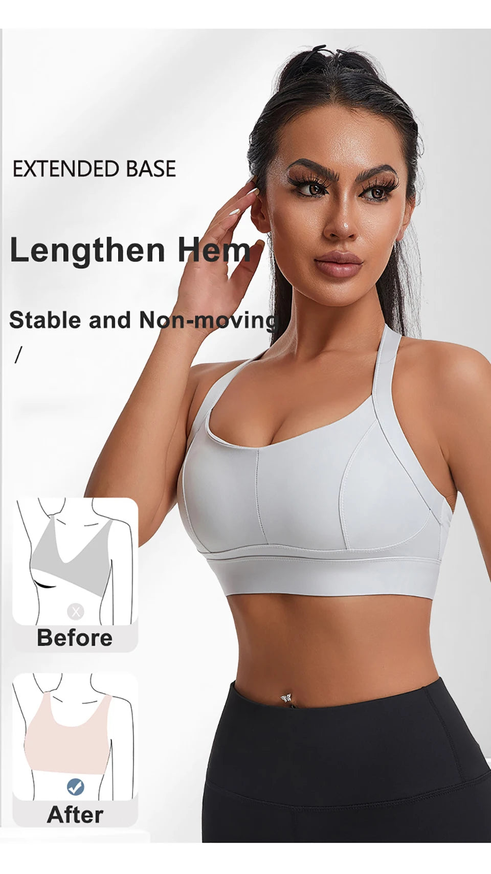 Women's High Impact Padded Sports Bra