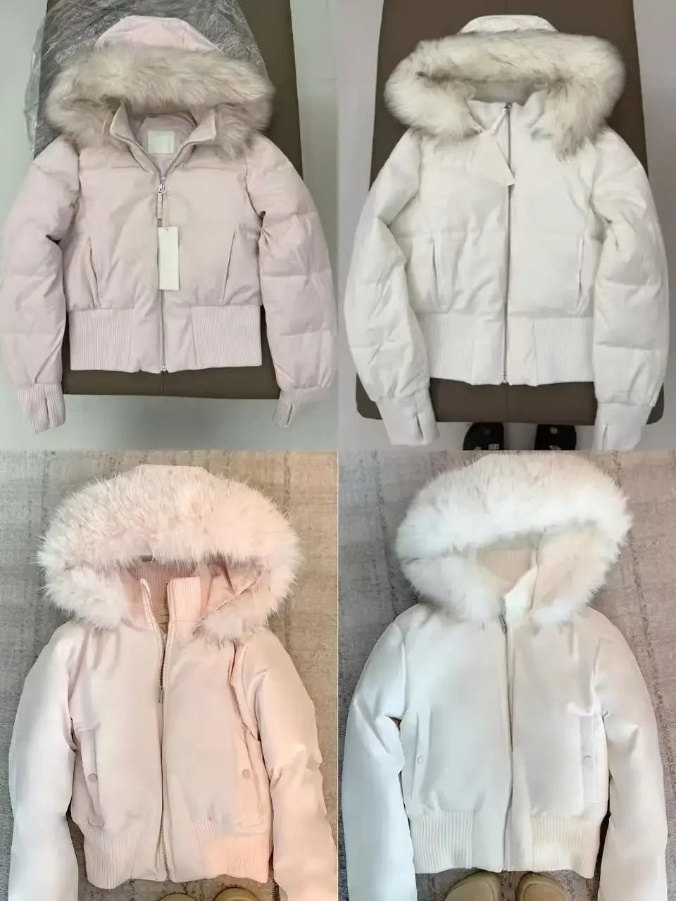 Women's Retro Puffer Parka Jacket