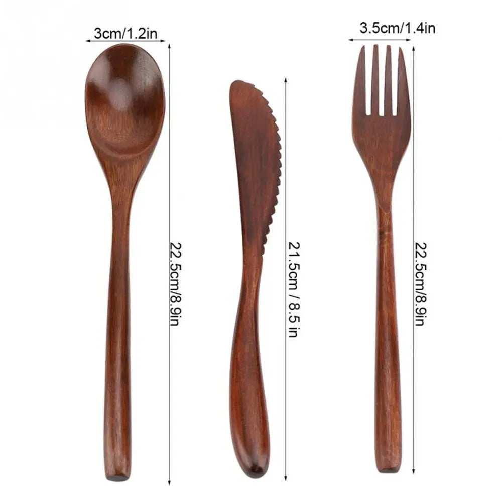 EcoBite Portable Bamboo Cutlery Set