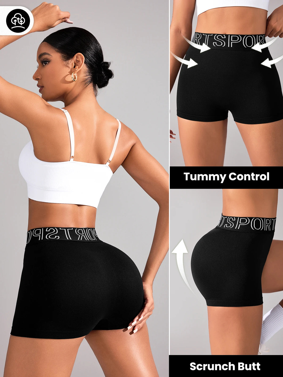 Women's High Waist Yoga Shorts