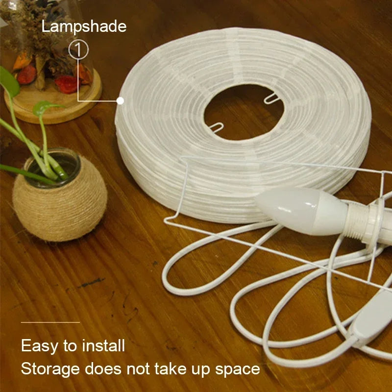 Japanese Rice Paper Table Lamp – Lantern Style
