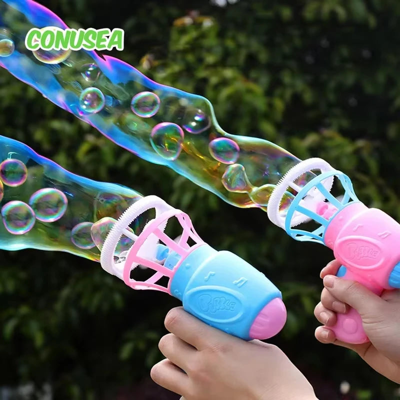 Automatic Bubble Gun – Fun Outdoor Bubble Blaster for Kids