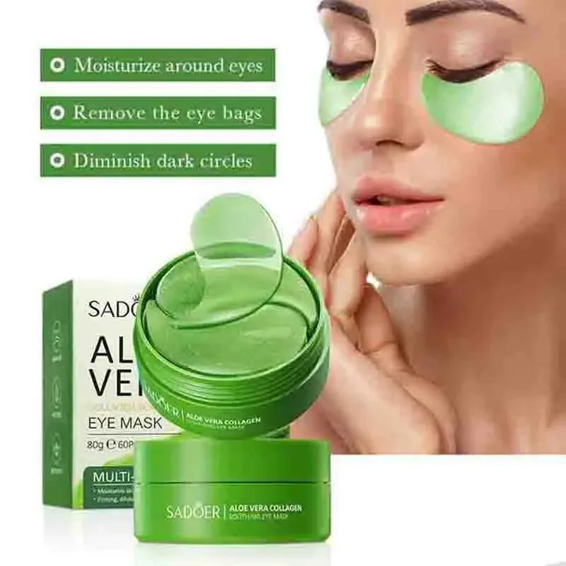 Aloe Vera Collagen Eye Mask - Anti Dark Circles (60pcs)