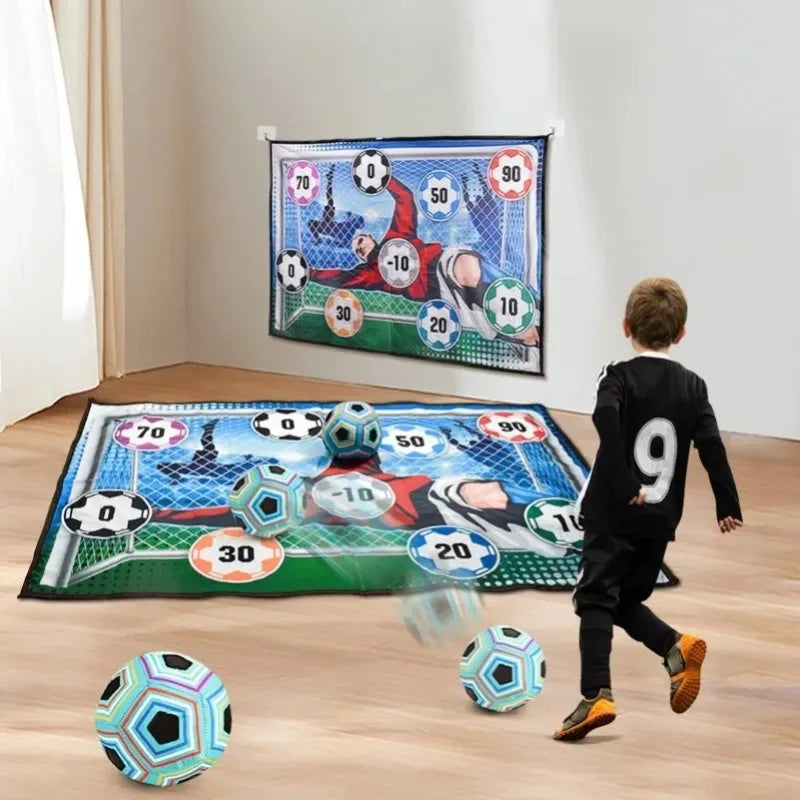Kids Soccer Goal Game Mat – Indoor & Outdoor Sports Play Set
