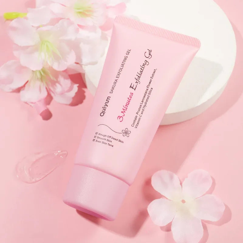Sakura Exfoliating Peeling Gel – Gentle 3-Minute Facial Exfoliator