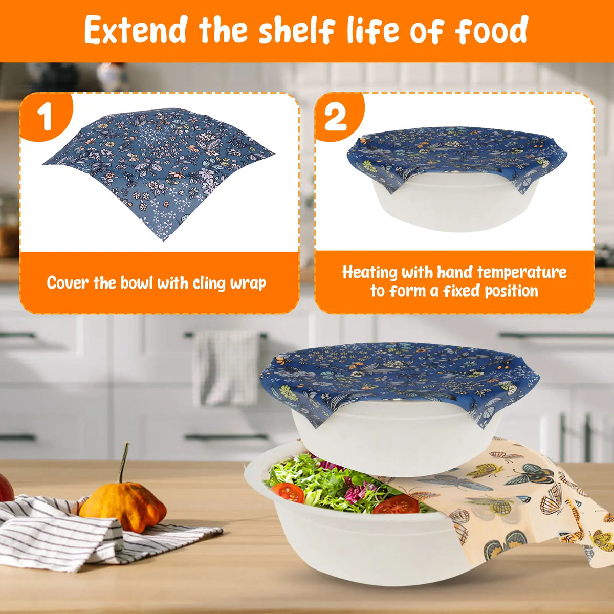 BeeKeep Beeswax Food Wrap Set