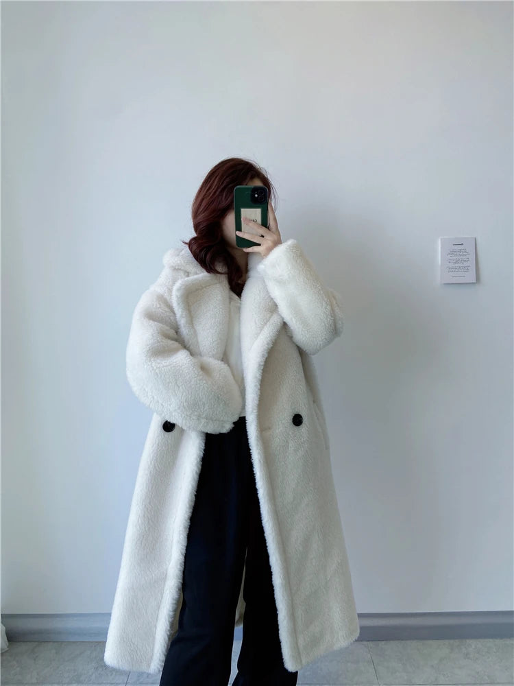 Women's Long Teddy Winter Coat