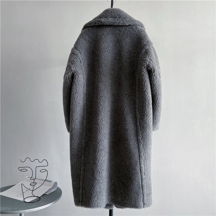 Women's Long Teddy Winter Coat
