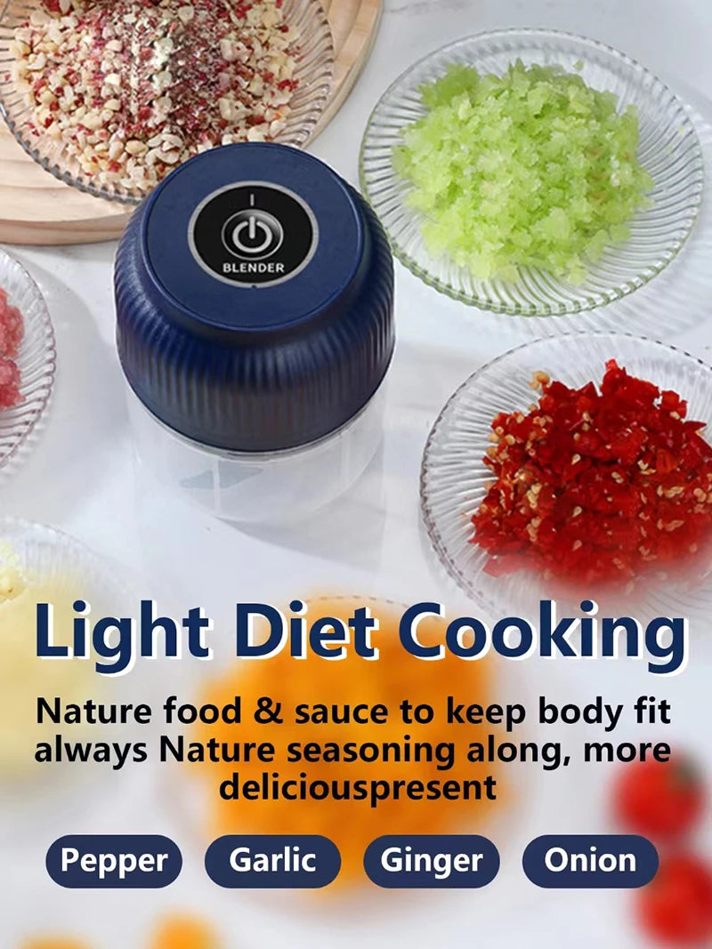 ChopPro 250ML USB Rechargeable Mini Electric Vegetable Chopper
