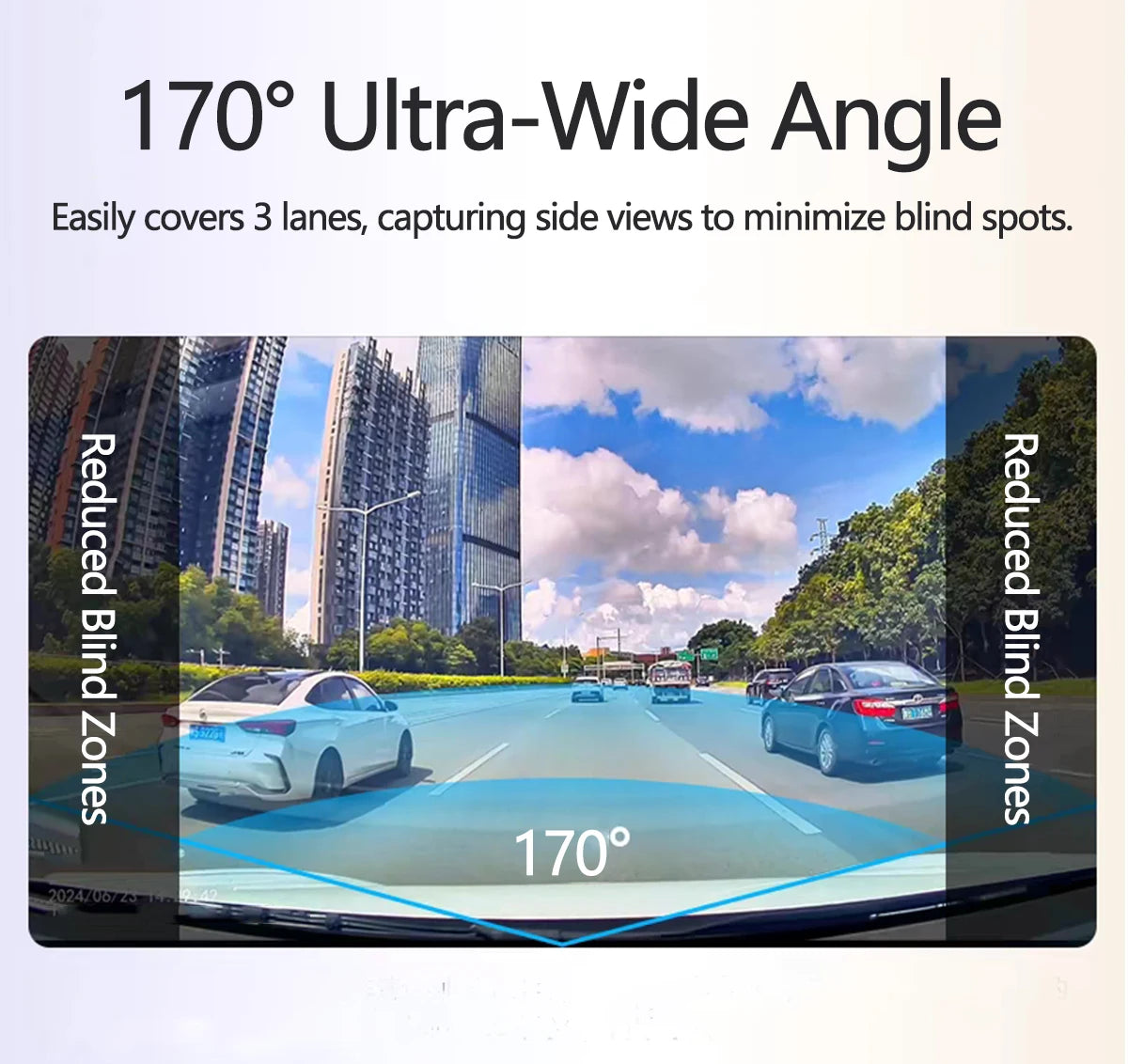 4K/2K WiFi Dash Cam with 24H Parking Monitor – Mini Front Car Camera, 170° Wide Angle