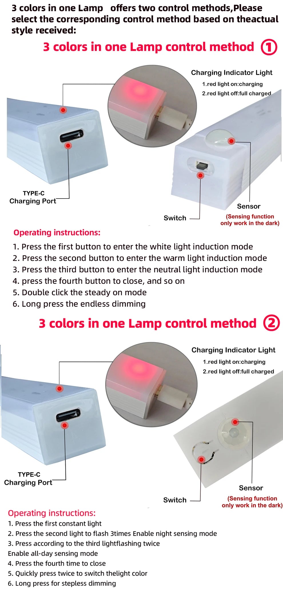 Motion Sensor LED Night Light – Wireless