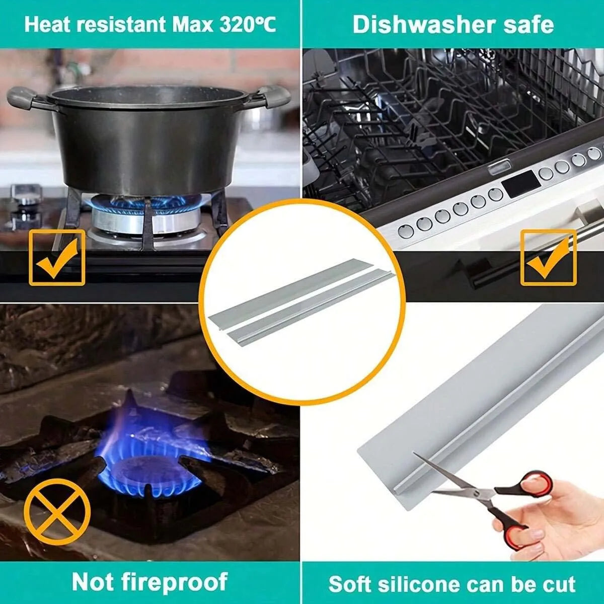 Silicone Stove Gap Strip