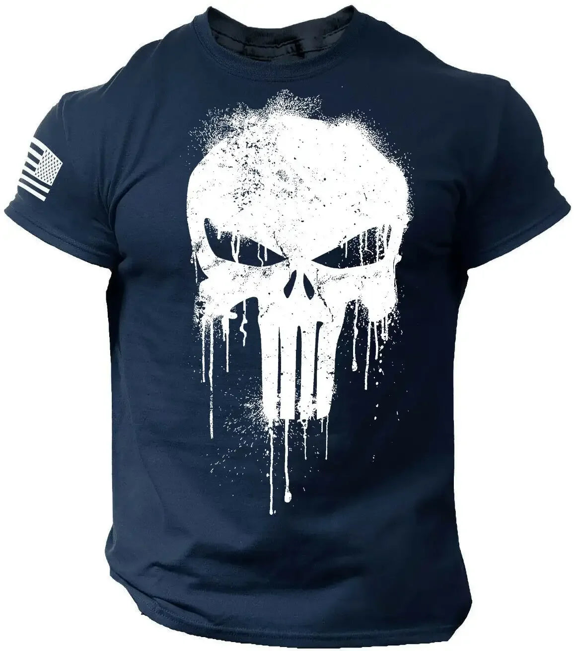 Men's 3D Military Print Oversized T-Shirt