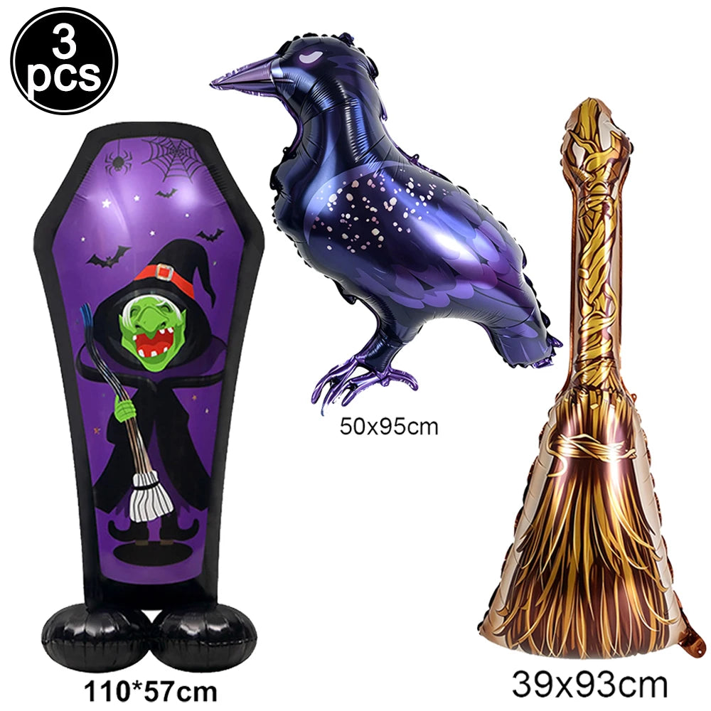 Halloween Foil Balloons – Large Standing Haunted House Balloons
