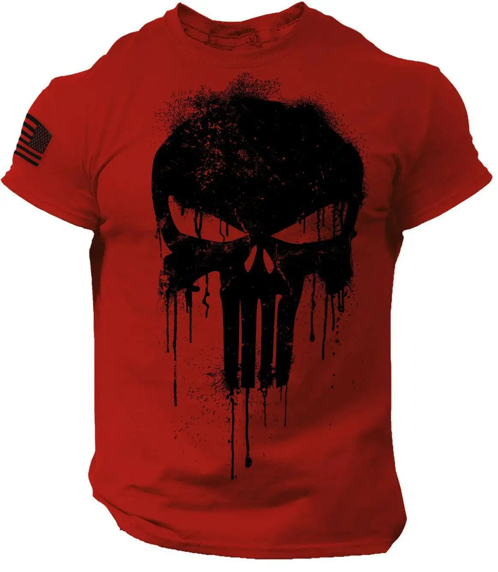 Men's 3D Military Print Oversized T-Shirt