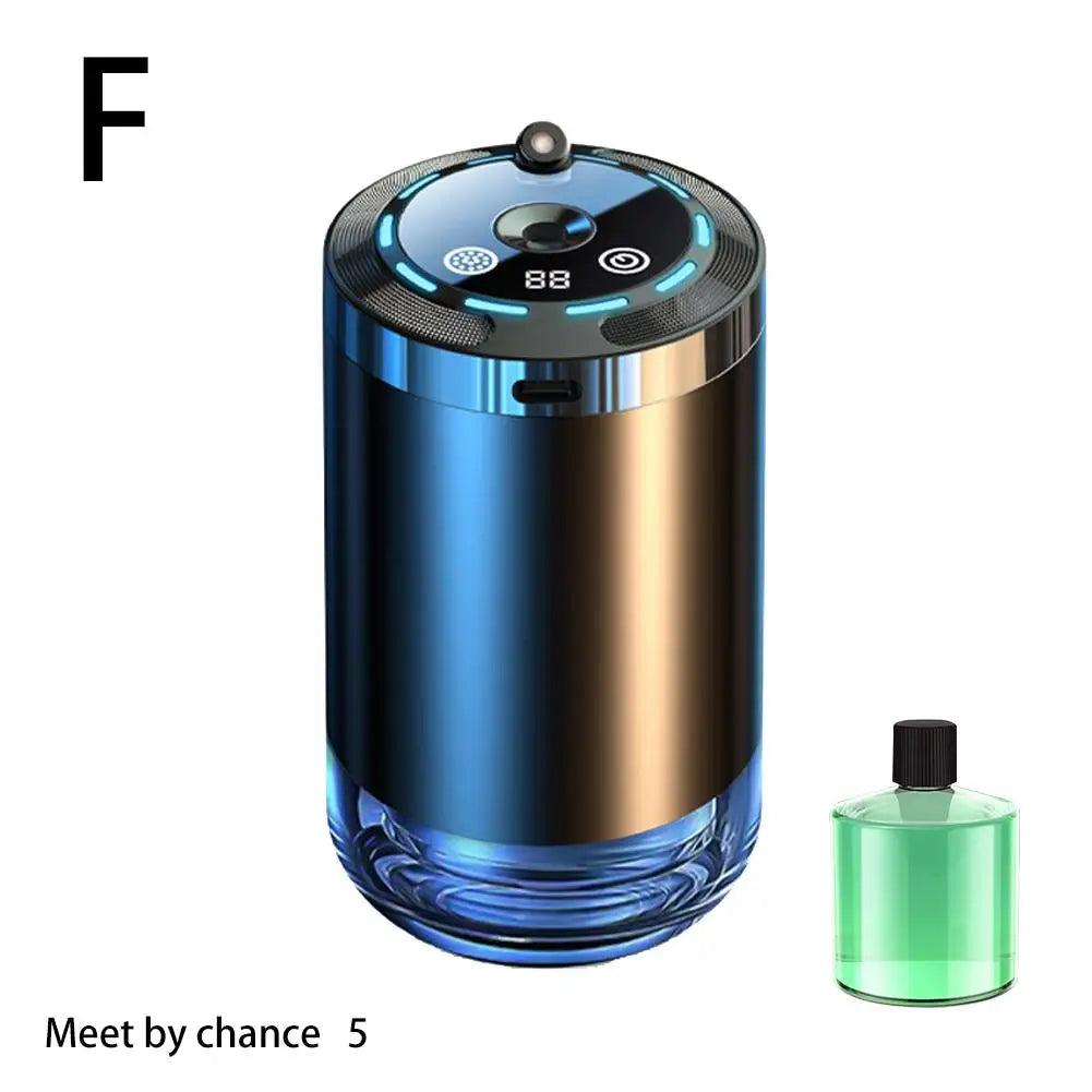 Starry Sky Car Air Freshener – Automatic Aromatherapy Diffuser with Ceiling Ambient Light (10 Scents)