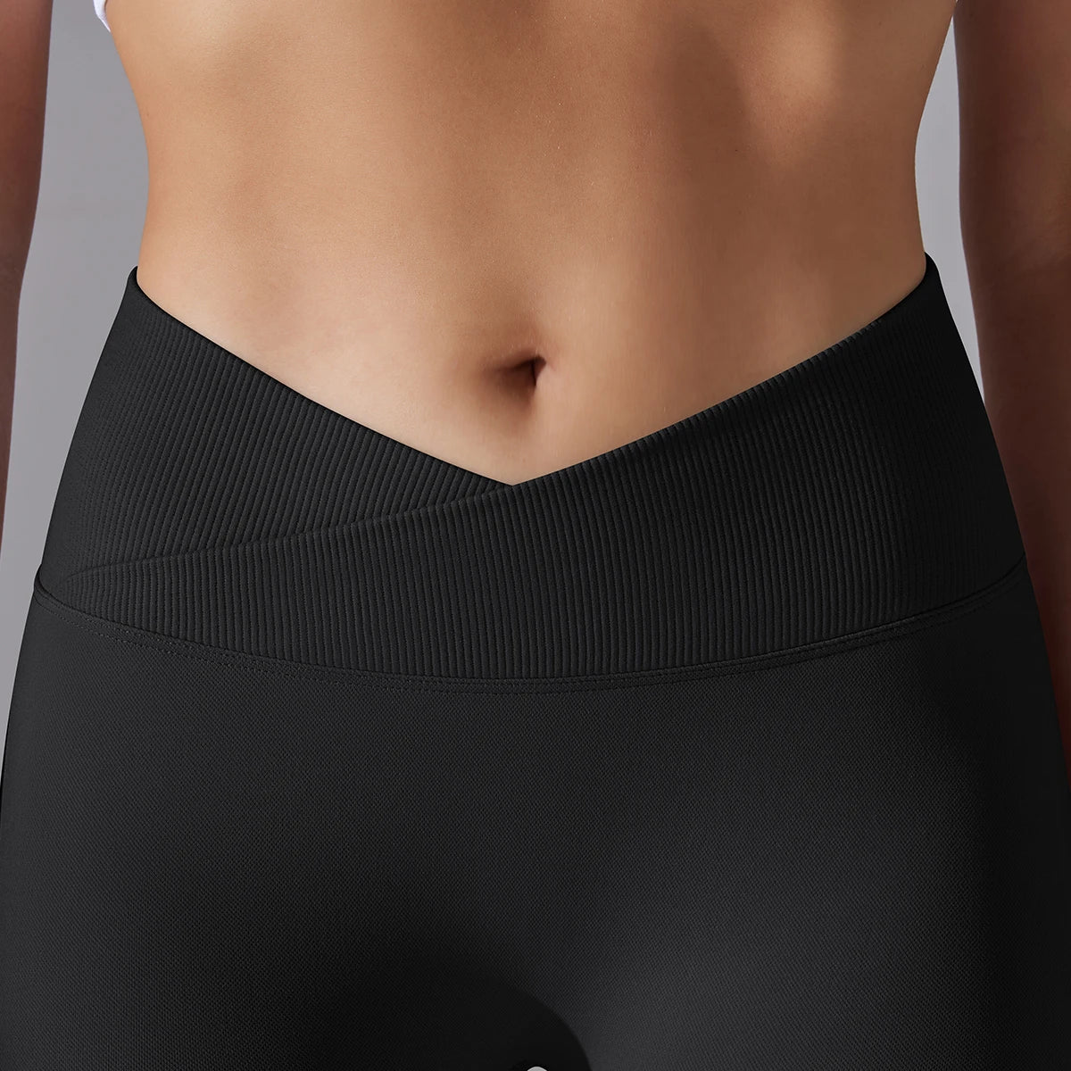 CrossWaist Seamless High-Waist Yoga Leggings