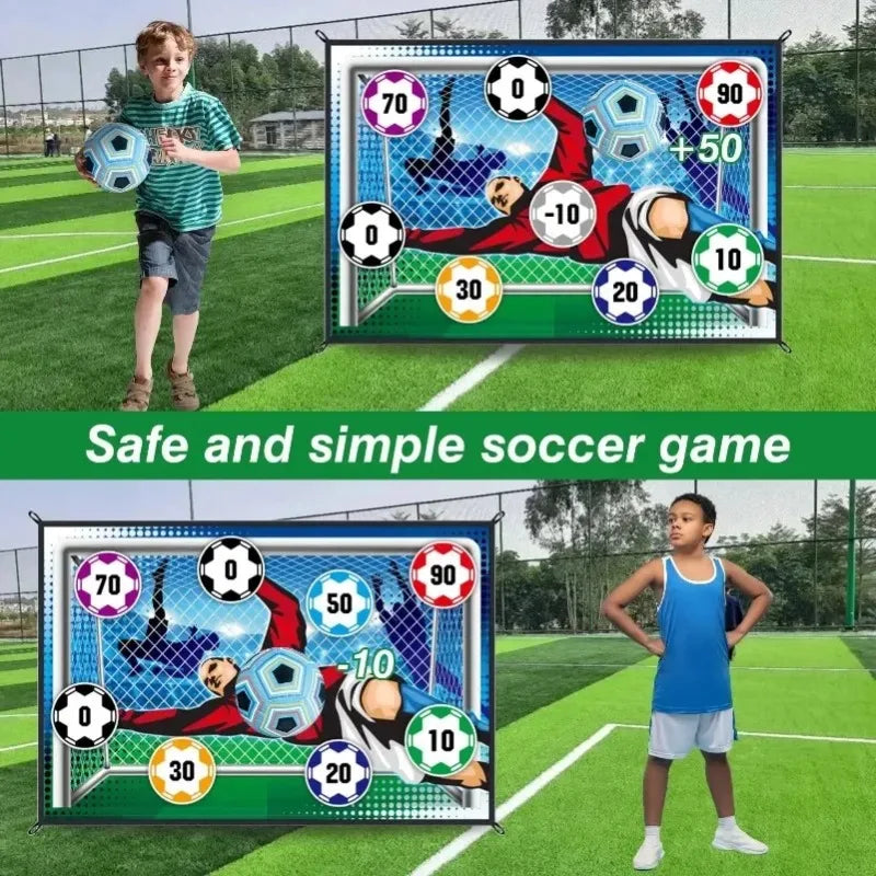 Kids Soccer Goal Game Mat – Indoor & Outdoor Sports Play Set