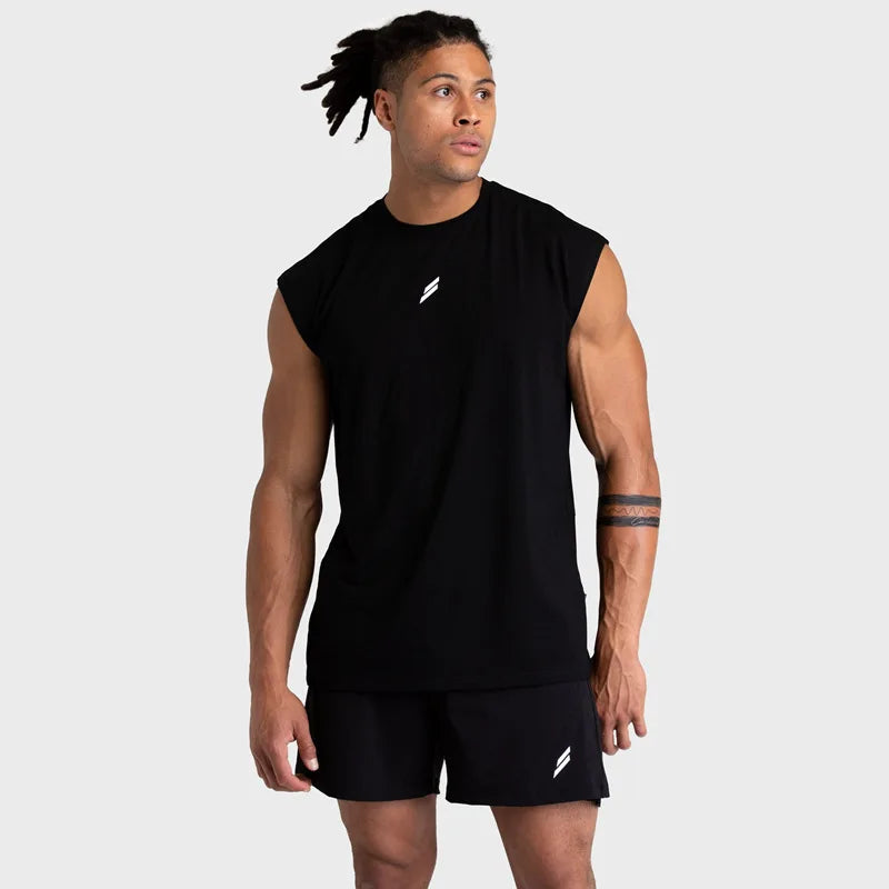 Men's Quick-Dry Sleeveless Athletic Shirt