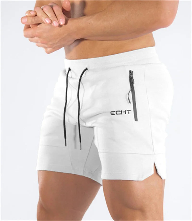 AeroFlex Men's Zip-Pocket Gym Shorts