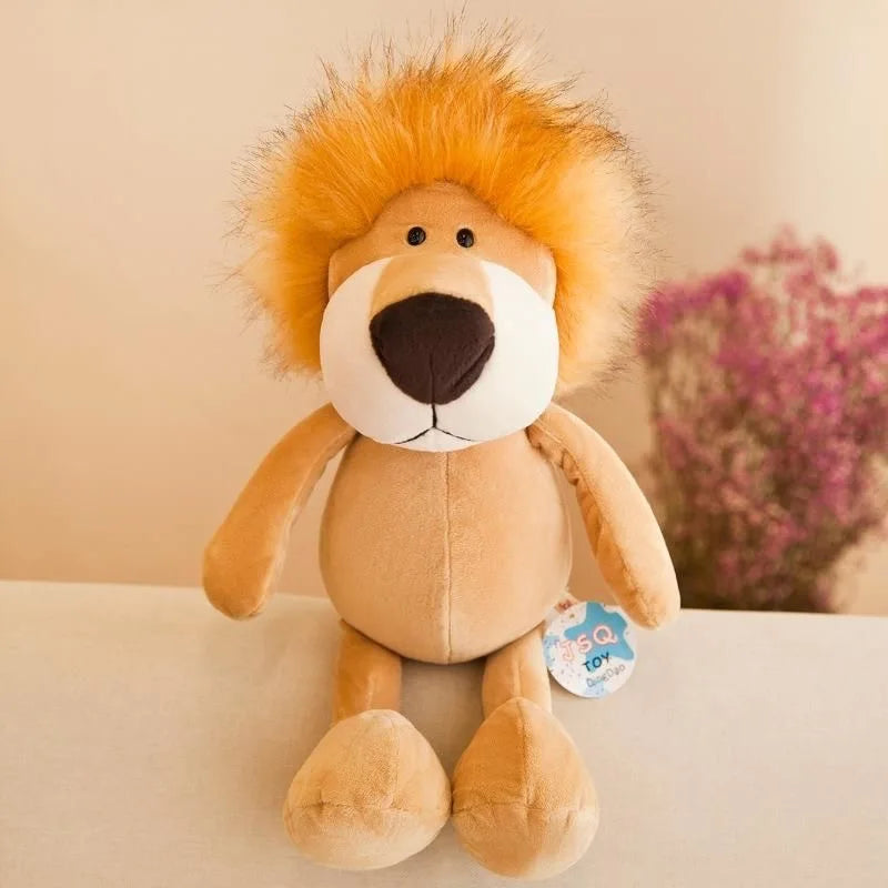 Jungle Animal Plush Toy Set – Soft Stuffed Wildlife Friends