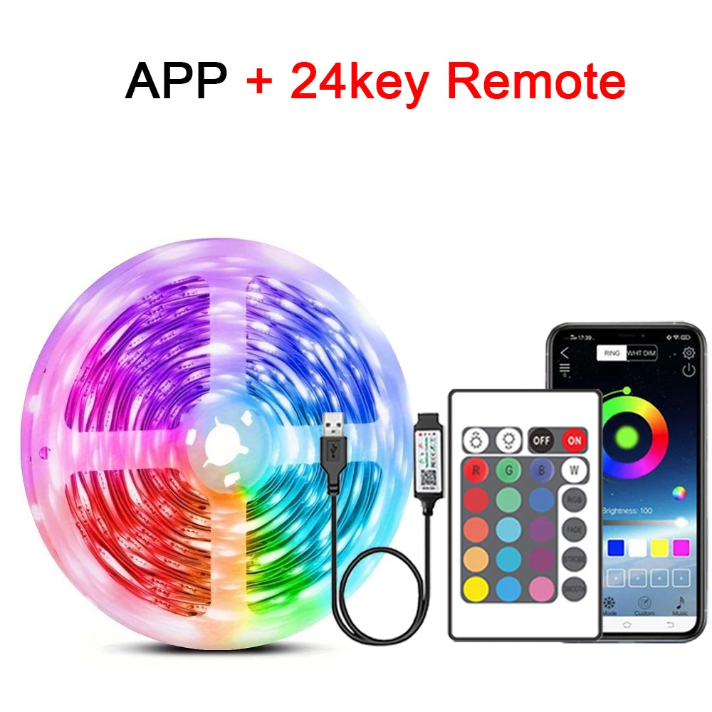 LumaStrip RGB Music-Sync LED Strip Lights – App & Remote Control