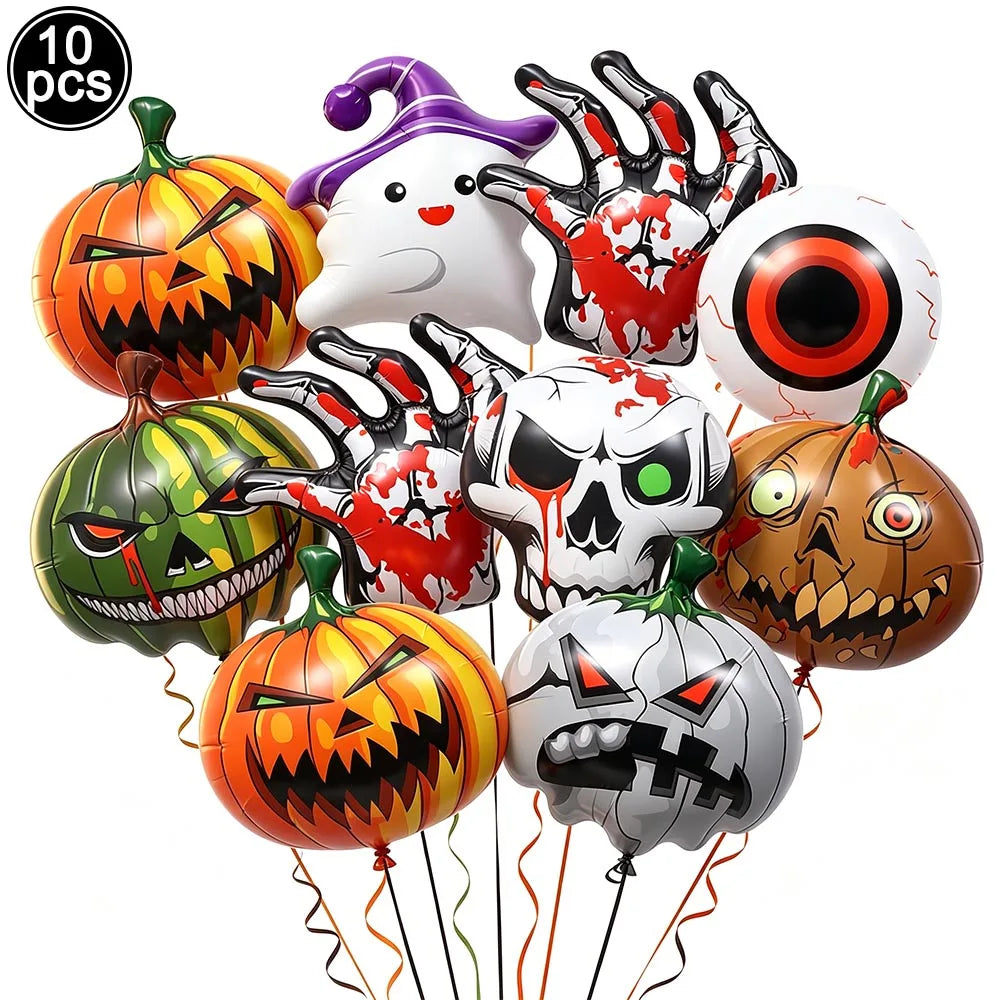 Halloween Foil Balloons – Large Standing Haunted House Balloons