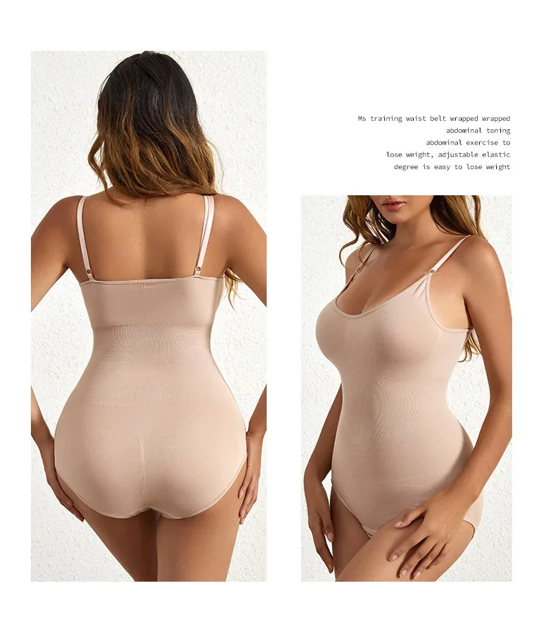 Women's Seamless Tummy Control Shapewear Bodysuit