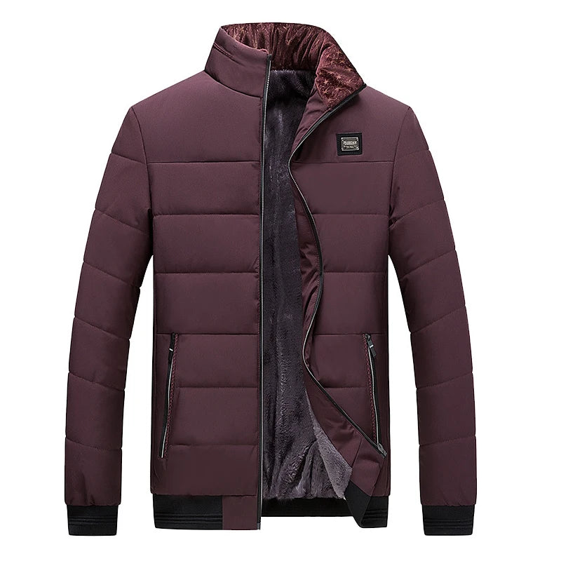 Men's Fleece-Lined Puffer Jacket