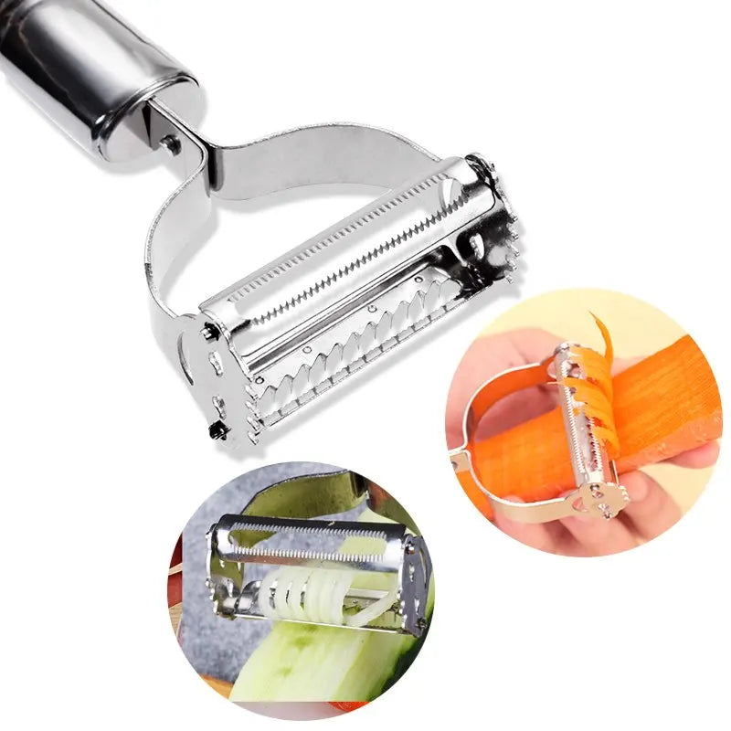 Stainless Steel Vegetable Grater and Peeler