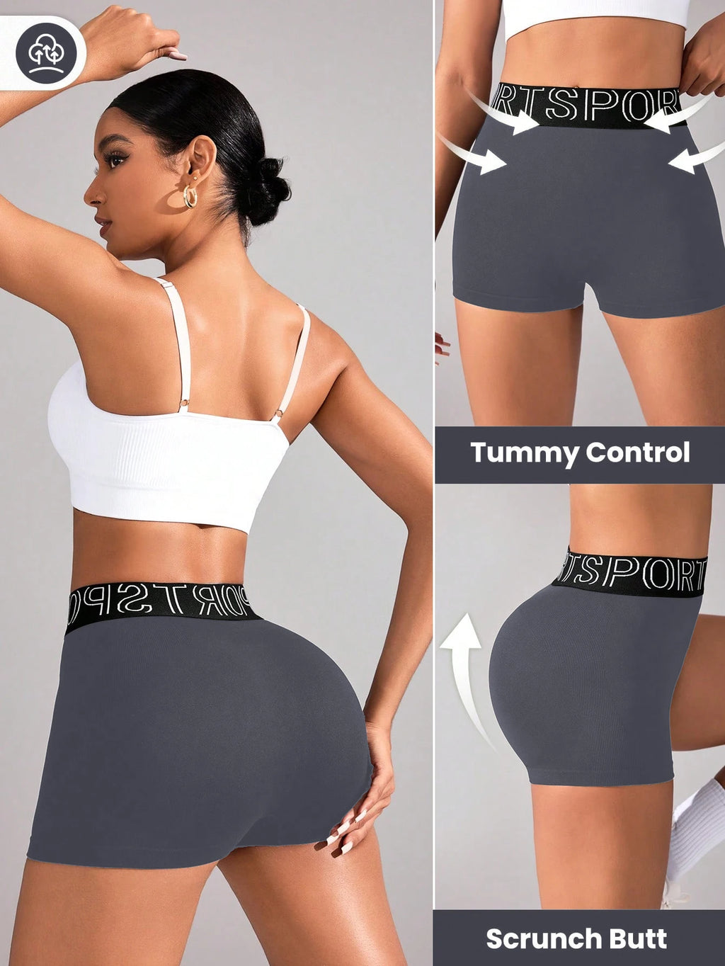 Women's High Waist Yoga Shorts