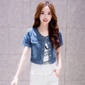 Women's Half Sleeve Denim Jacket