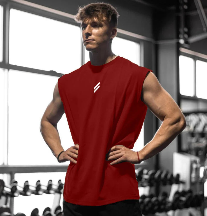 Men's Quick-Dry Sleeveless Athletic Shirt