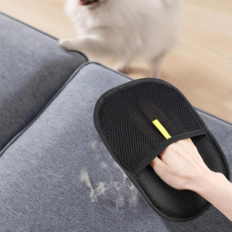 Washable Pet Hair Remover Gloves – De-Shedding Grooming Mitts