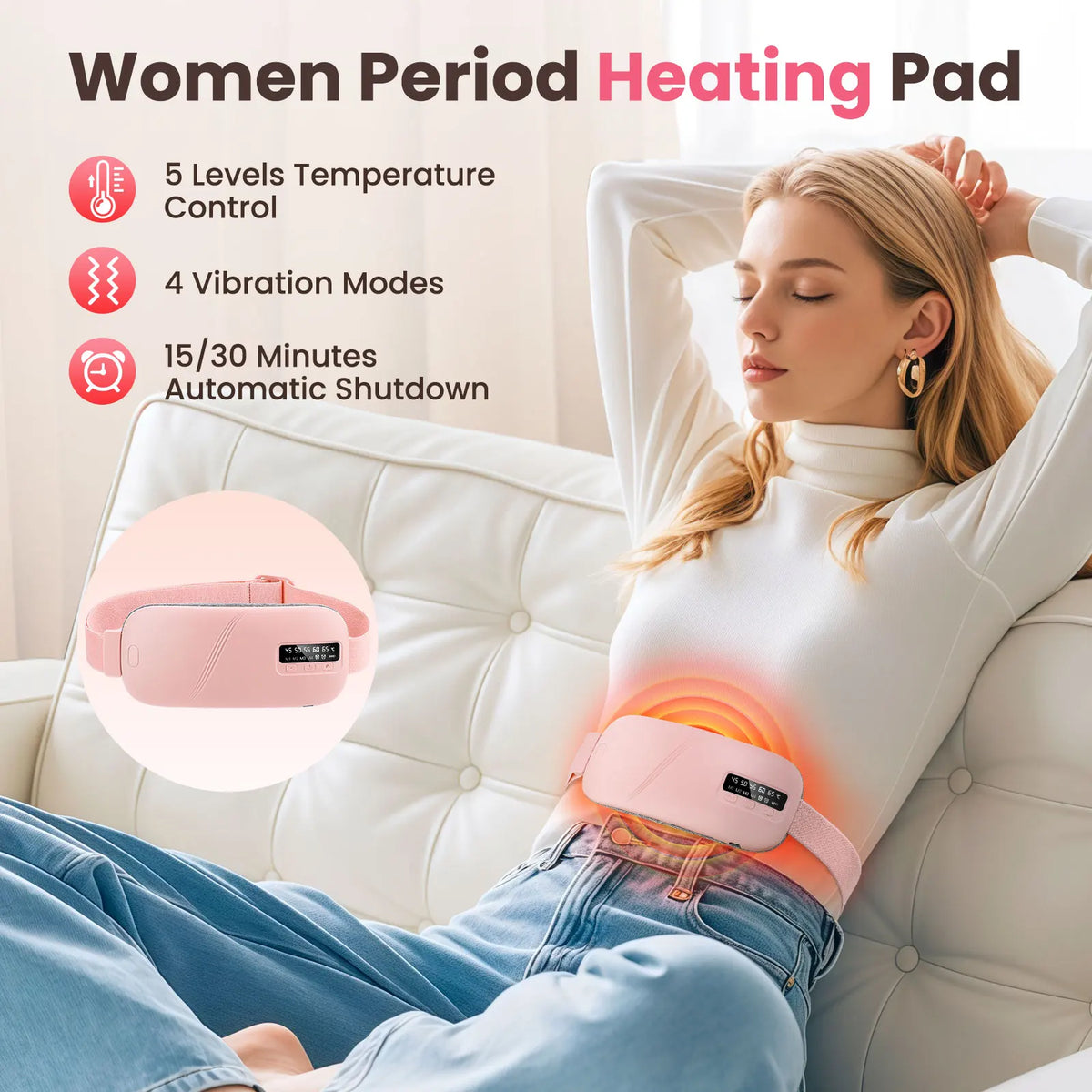 ComfortWave Wearable Period Pain Relief Device