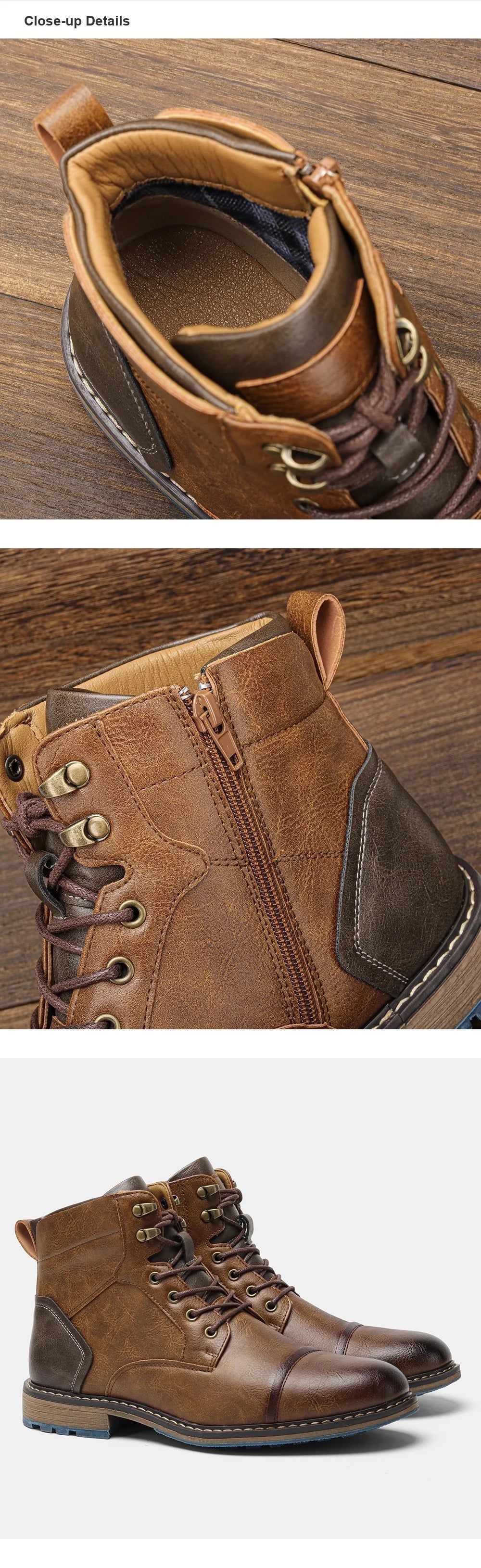 Men's Comfortable Retro Ankle Boots
