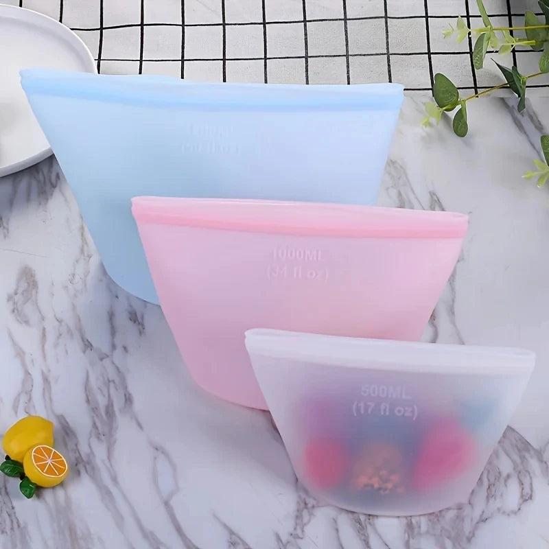 SealFresh Reusable Silicone Storage Bags