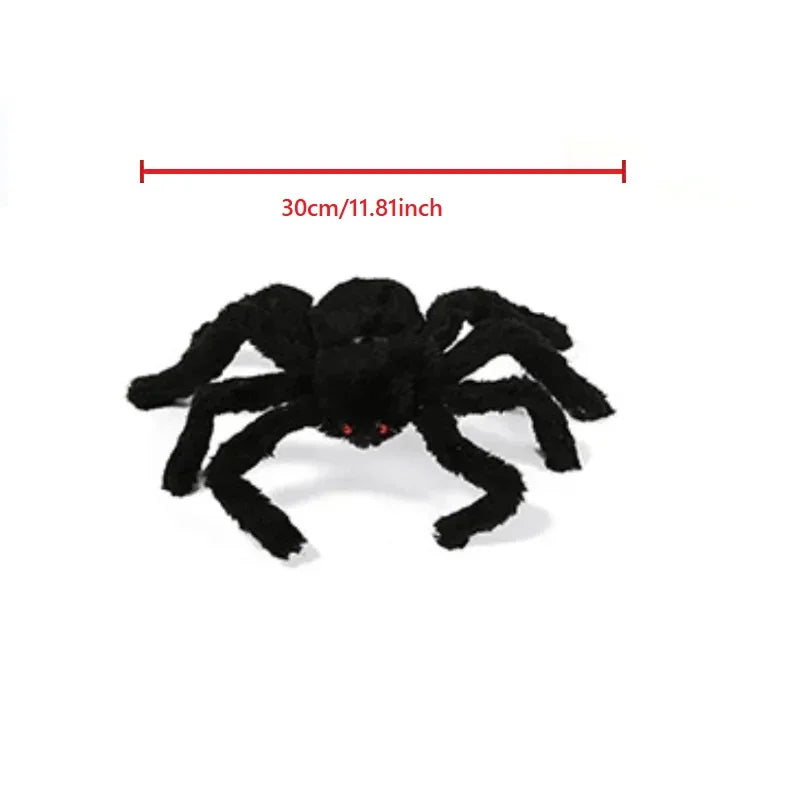 Giant Halloween Spider Decor – Indoor/Outdoor Haunted House Prop