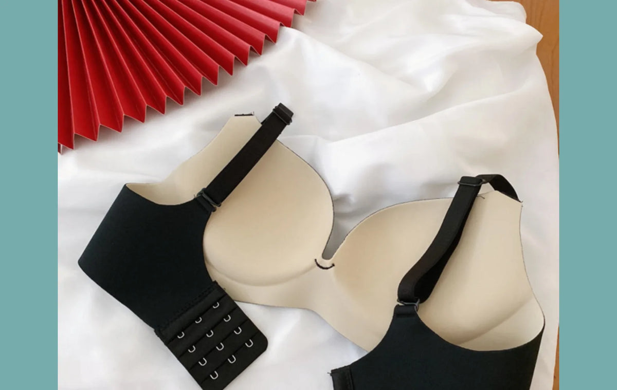 Women's Floral Print Seamless Bralette — Wireless Push-Up Bra