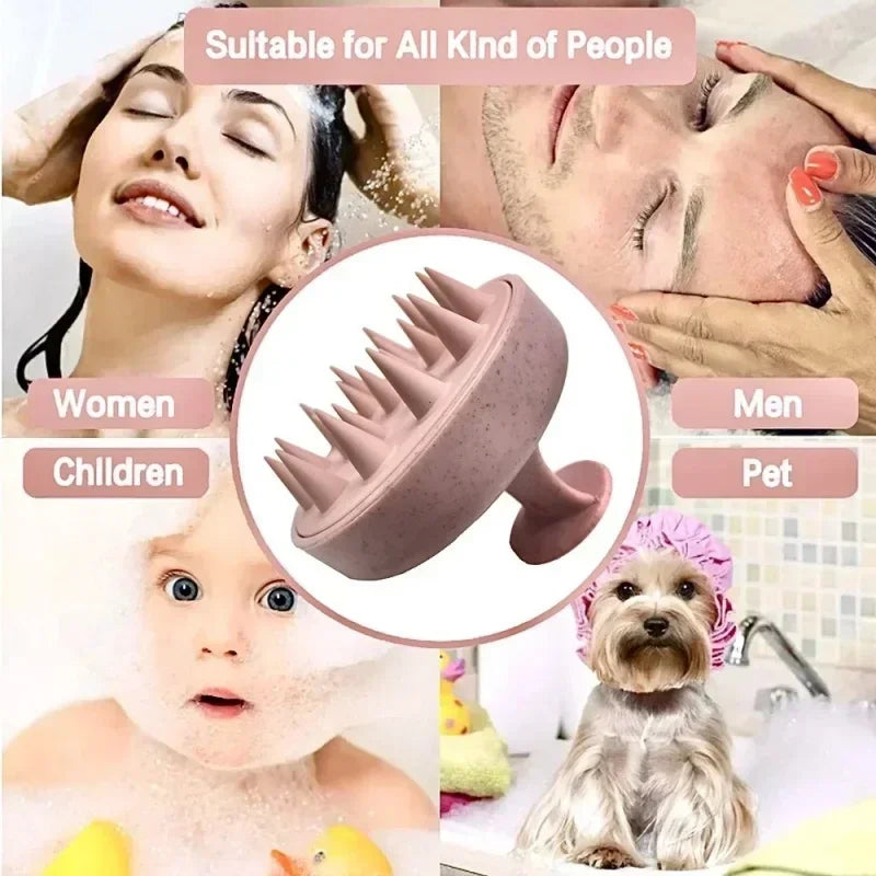 Scalp Massage Brush — Wet & Dry Head Cleansing Brush