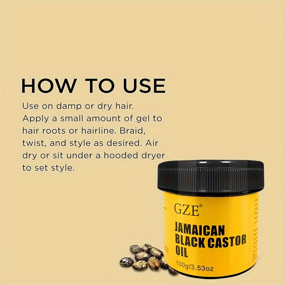 Cold-Pressed Castor Oil for Hair & Scalp