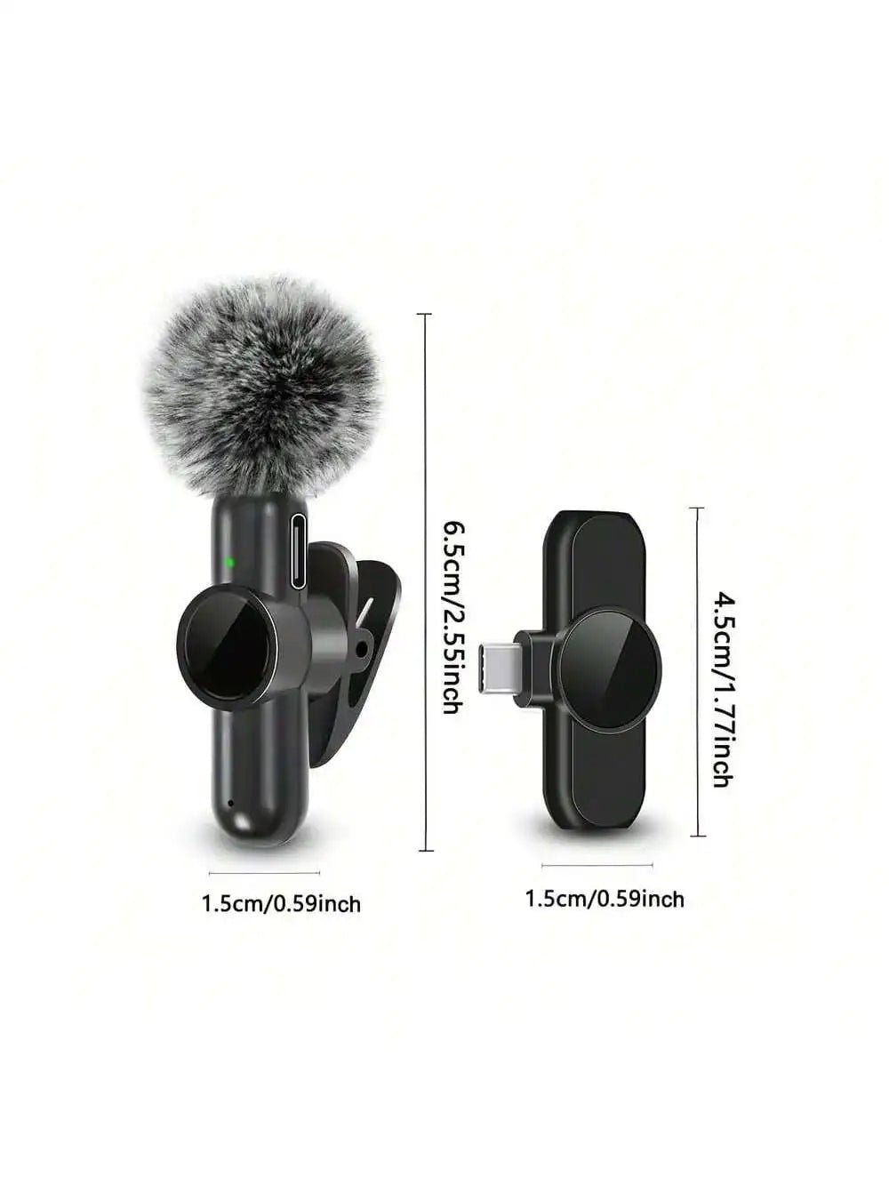 ClearCast Wireless Lavalier Microphone Kit – For Creators & Live Streaming