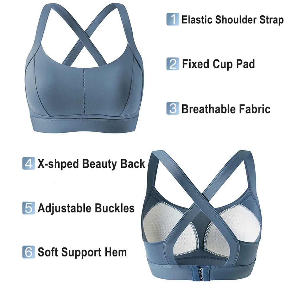 Women's High Impact Padded Sports Bra