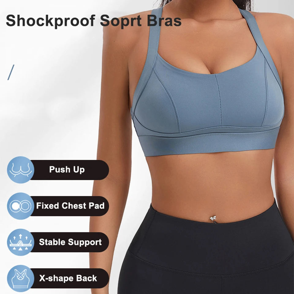 Women's High Impact Padded Sports Bra
