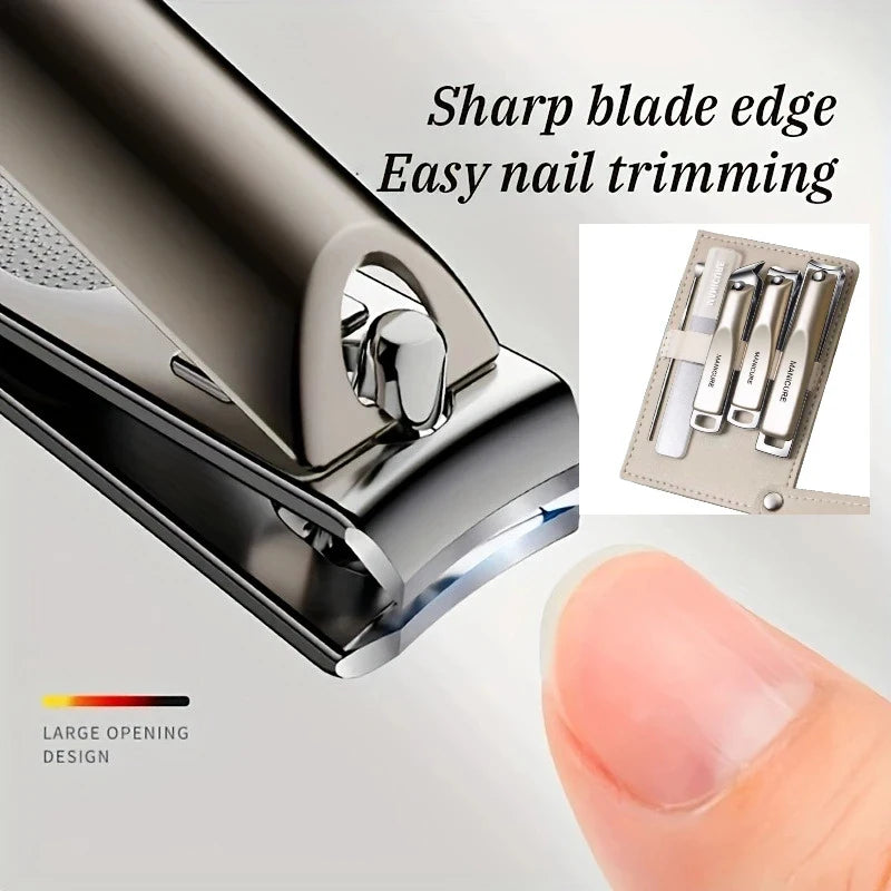 Professional Manicure & Pedicure Kit – Stainless Steel Nail Care Set