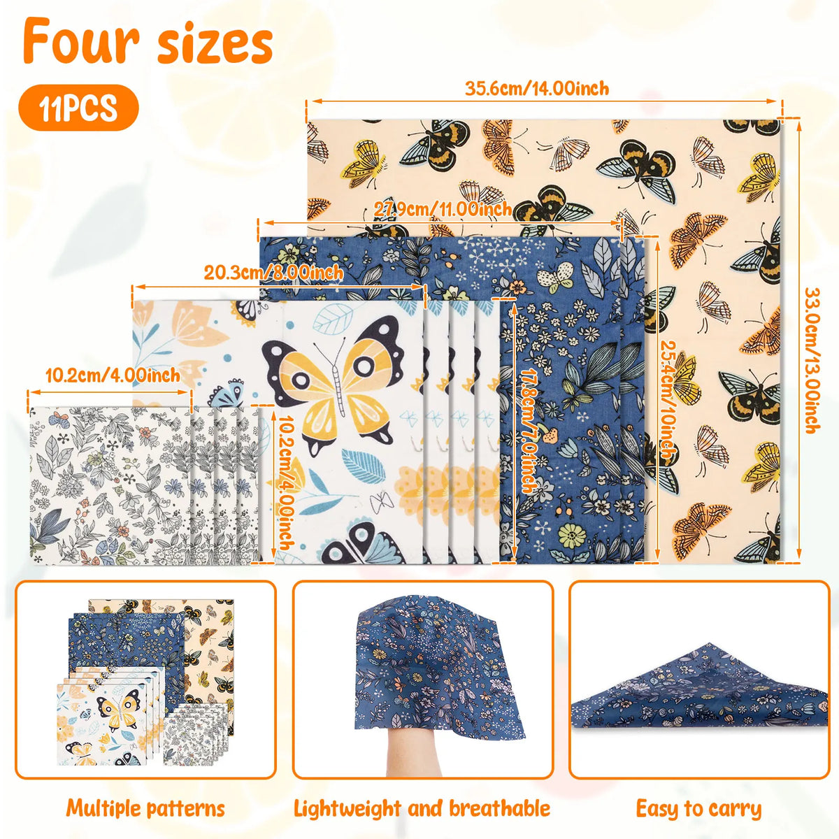 BeeKeep Beeswax Food Wrap Set