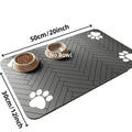 Quick-Dry Pet Feeding Mat – Absorbent Rubber-Backed Placemat